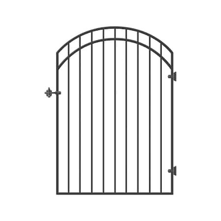 Nuvo Iron 45 in x 68 in DIAMOND TOPPED ORNAMENTAL IRON GATE GGI0441/RG02/AG03